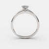 varitsa-jewellers - Solitaire Gold Engagement with 0.35ct Princess Cut Diamond - 01SG03
